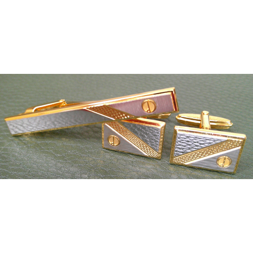 Dunhill Boxed Tie Clip and Cufflink Set