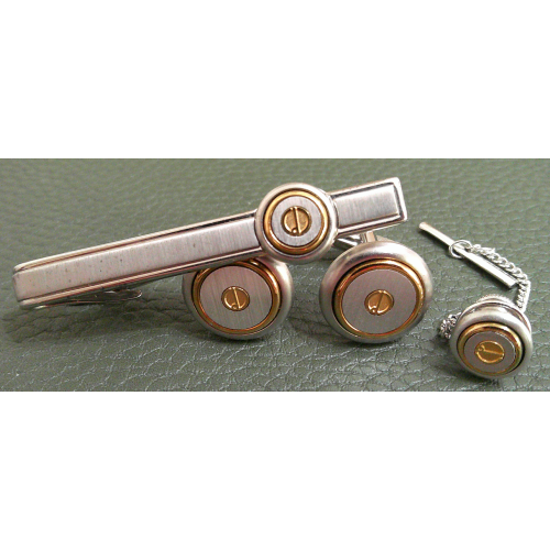 Dunhill Cufflink Tie Pin and Clip Set