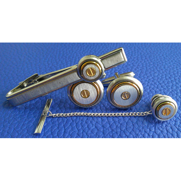 Dunhill Cufflink Tie Pin and Clip Set