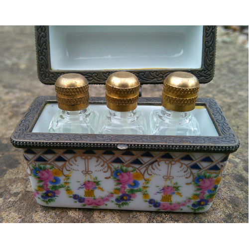Vintage Limoges Perfume Chest