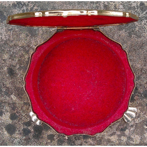 Vintage Stratton Brass Trinket Box