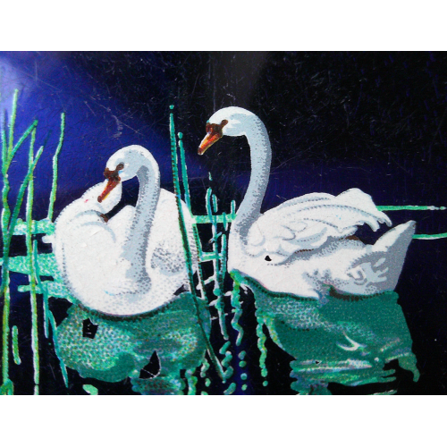 Vintage and Rare Stratton Swan Compact