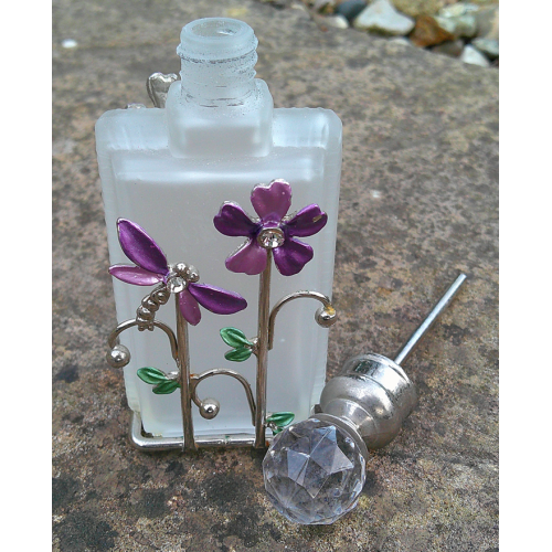 Vintage Dragonfly Perfume Bottle