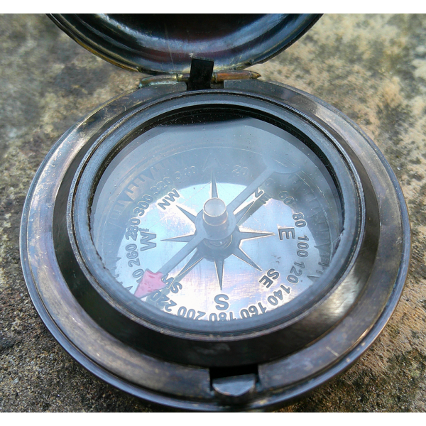 Stanley 1917 Compass In Case