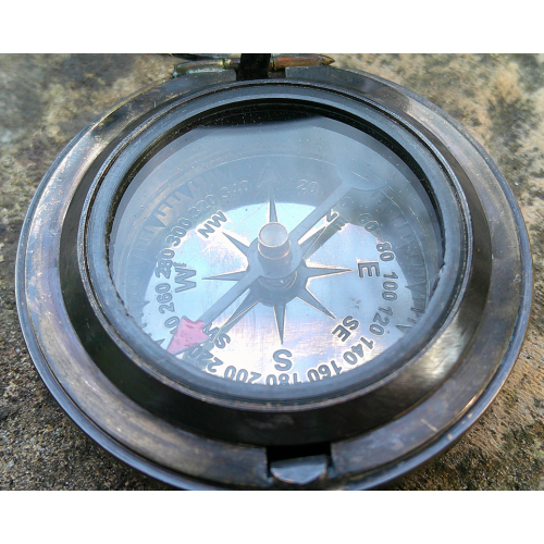 Stanley 1917 Compass In Case