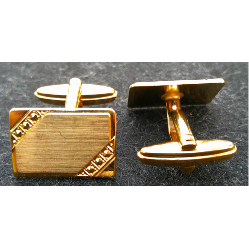 Vintage Gold Engraved Cufflinks