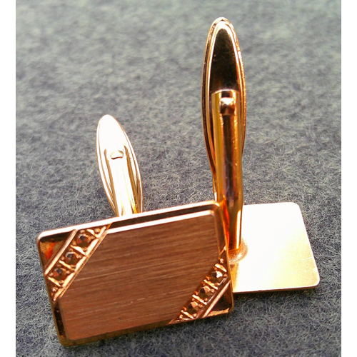 Vintage Gold Engraved Cufflinks