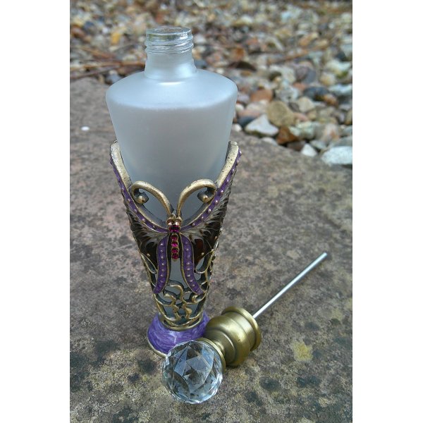 Vintage Butterfly Perfume Bottle
