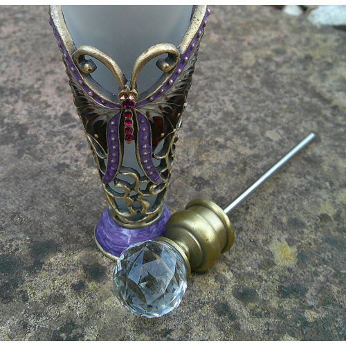 Vintage Butterfly Perfume Bottle