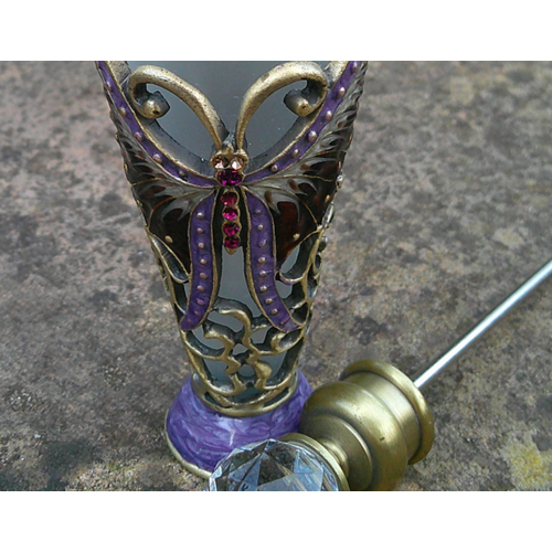 Vintage Butterfly Perfume Bottle
