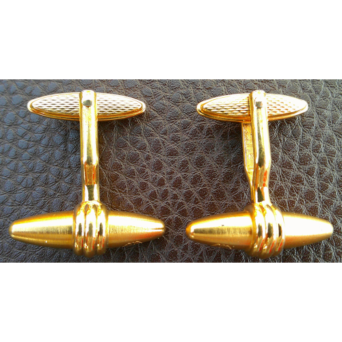 Dunhill Classic Gold Tone Cufflinks