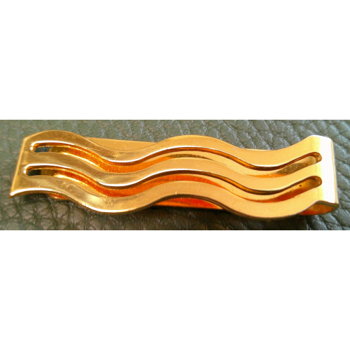 Vintage Wave Design Tie Clip