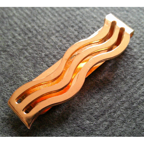Vintage Wave Design Tie Clip