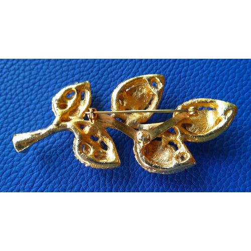 Vintage Five Leaf Brooch