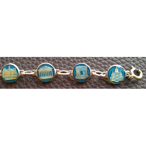 Vintage Bracelet Celebrating Paris France