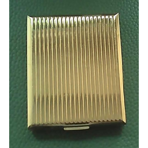 Vintage Gold Coloured Rectangle Compact (Fabulous.)